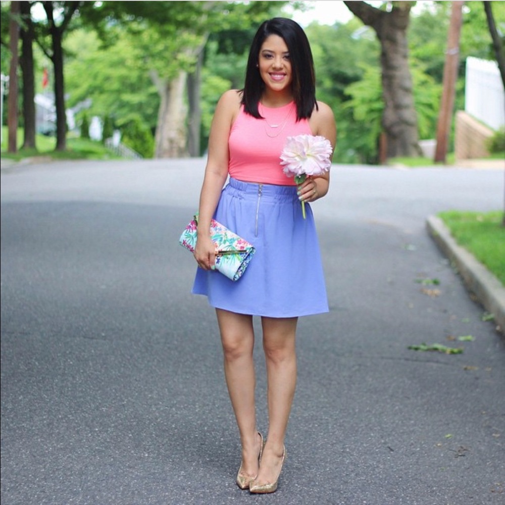 FRONT ZIPPER SKIRT